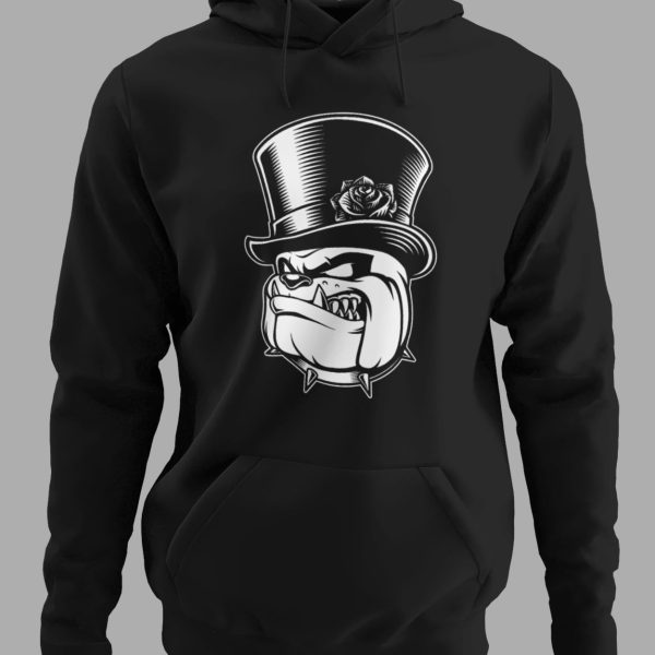 Gospon_pes_hoodie_crna