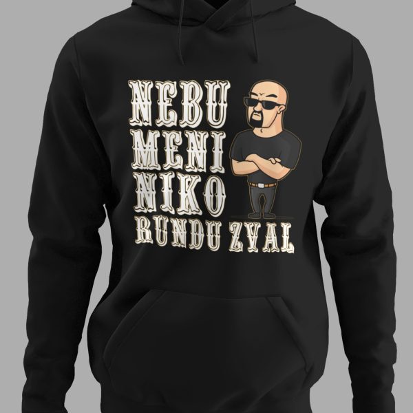 Hoodie_nebu_meni_niko_rundu_zval_tamno_crna